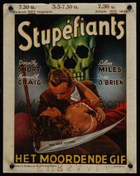 1k157 REEFER MADNESS Belgian '40s teens & marijuana, the weed from the Devil's garden, Stupefiants!
