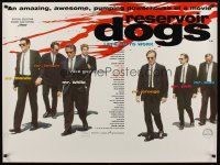 1k194 RESERVOIR DOGS DS British quad '92 Quentin Tarantino, Keitel, Buscemi, Penn, different!
