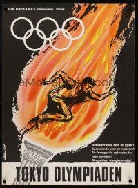 1k115 TOKYO OLYMPIAD Danish '65 Kon Ichikawa's movie of the 1964 Summer Olympics in Japan!