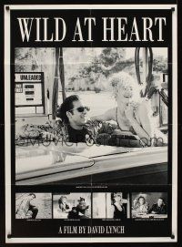 1k211 WILD AT HEART English 1sh '90 David Lynch, Nicolas Cage, Willem Dafoe & sexiest Laura Dern!