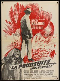 1k462 CHASE French 23x32 '66 Marlon Brando, Jane Fonda, Robert Redford, directed by Arthur Penn