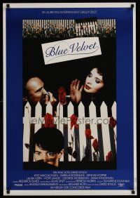 1k028 BLUE VELVET German '87 directed by David Lynch, sexy Isabella Rossellini, Kyle McLachlan!