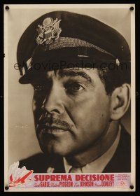 1k266 COMMAND DECISION Italian 13x18 pbusta '49 great headshot portrait image of Clark Gable!