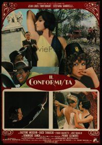 1k223 CONFORMIST Italian lrg pbusta '70 Bernardo Bertolucci's Il Conformista, Trintignant!