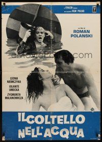 1k229 KNIFE IN THE WATER Italian lrg pbusta R68 Roman Polanski's Noz w Wodzie, love triangle!
