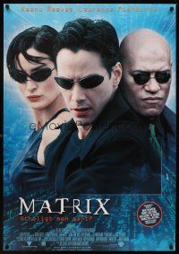 1k066 MATRIX DS Swedish '99 Keanu Reeves, Carrie-Anne Moss, Laurence Fishburne, Wachowski Bros!
