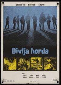 1k137 WILD BUNCH Yugoslavian '69 Sam Peckinpah cowboy classic, William Holden & Ernest Borgnine!