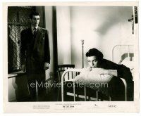 1m137 13th LETTER 8x10 still '51 Otto Preminger, Michael Rennie looks at Constance Smith on bed!