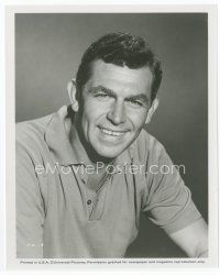 1m159 ANDY GRIFFITH 8x10 still '69 head & shoulders portrait wearing collared shirt!