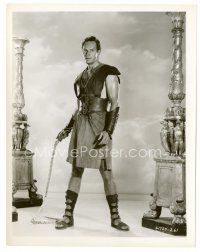 1m222 BEN-HUR 8x10 still '60 best full-length portrait of Charlton Heston holding whip!