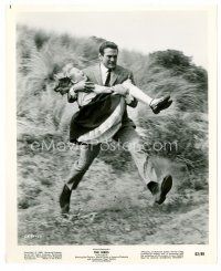 1m238 BIRDS 8x10 still '63 Hitchcock, c/u of Rod Taylor running with little girl in his arms!