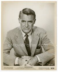 1m270 CARY GRANT 8x10 still '58 waist-high portrait in suit & tie with hands clasped by Houseboat!