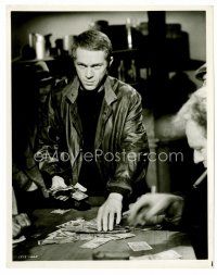 1m288 CINCINNATI KID 8x10 still '65 best image of pro poker player Steve McQueen winning cash!