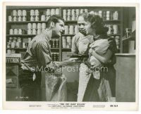 1m316 CRY BABY KILLER 8x10 still '58 Jack Nicholson in his first role holding gun on woman & baby!