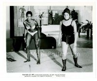 1m344 DIAMONDS ARE FOREVER 8x10 still '71 two skimpily dressed Bond girls ready to wrestle!