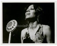 1m347 DIANA ROSS 8x10.25 still '72 close up singing into microphone from Lady Sings the Blues!
