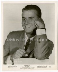 1m353 DICK CLARK 8x10 still '60 waist-high close up in suit & tie from Because They're Young!