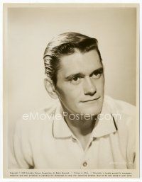 1m358 DICK YORK 8x10.25 still '59 head & shoulders portrait of the actor wearing collared shirt!