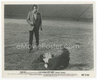 1m361 DIRTY HARRY Can/US 8x10 still '71 Clint Eastwood catches up to Andy Robinson!