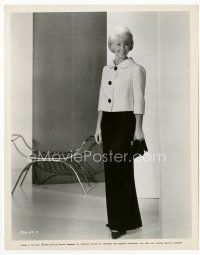 1m378 DORIS DAY 8x10.25 still '62 wardrobe test shot in cool skirt & top from That Touch of Mink!