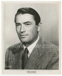 1m468 GREGORY PECK 8x10 still '53 head & shoulders portrait in suit & tie from Roman Holiday!