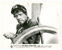 1m484 HIS MAJESTY O'KEEFE 8x10 still '54 cool portrait of Burt Lancaster at ship's wheel!
