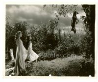 1m503 I WALKED WITH A ZOMBIE 8x10 still '43 Christine Gordon & Frances Dee look at goat in tree!