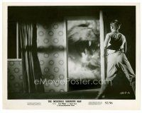 1m507 INCREDIBLE SHRINKING MAN 8x10 still '57 best fx c/u of Williams with cat outside dollhouse!
