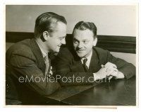 1m518 JAMES CAGNEY 6.5x8.5 news photo '36 with his brother in court trying to break his contract!
