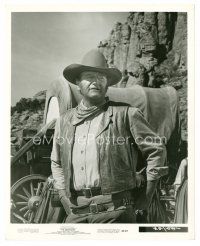 1m545 JOHN WAYNE 8x10 still '69 standing tall with long sideburns from Undefeated!