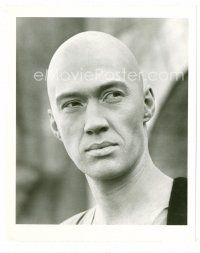 1m560 KUNG FU TV 7.25x9 still '70s great portrait of bald David Carradine as Kwai Chang Caine!