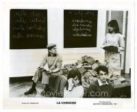 1m561 LA CHINOISE 8x10 still '67 Jean-Luc Godard, Anne Wiazemsky, Jean-Pierre Leaud, Juliet Berto!