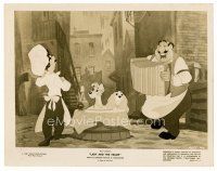 1m563 LADY & THE TRAMP 8x10 still '55 Disney classic, title characters at their dinner date!