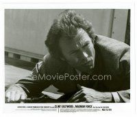 1m591 MAGNUM FORCE Can/US 8x10 still '73 Clint Eastwood as Dirty Harry taking cover!