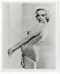 1m599 MARILYN MONROE 8.25x10 still '50s wonderful sexy close portrait in skimpy tight outfit!