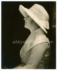 1m602 MARION DAVIES deluxe 7.75x9.5 still '10s profile portrait wearing cool hat by Abbe!