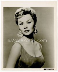 1m638 MITZI GAYNOR 8x10 still '63 sexy head & shoulders portrait of the actress with cool earrings!