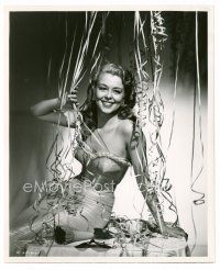 1m667 ONE NIGHT OF LOVE 8x10 still '52 great image of pretty Gloria Greenwood in confetti!