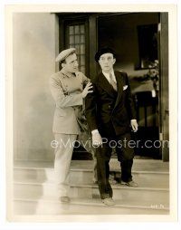1m672 PASSIONATE PLUMBER 8x10 still '32 great image of Buster Keaton & Jimmy Durante!