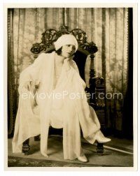 1m688 POLA NEGRI deluxe 7.5x9.5 still '20s seated portrait looking sad by Eugene Robert Richee!