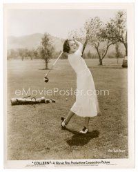 1m726 RUBY KEELER 8x10 still '36 driving a ball on a golf course from Colleen!