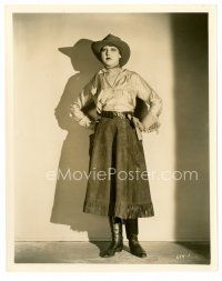 1m770 THELMA TODD 8x10 still '27 full-length cowgirl portrait from Nevada by Eugene Robert Richee!