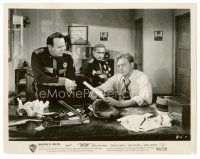 1m771 THEM 8x10 still '54 James Arness & James Whitmore in police office going over papers!