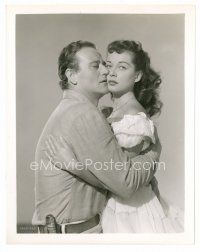 1m797 WAKE OF THE RED WITCH 8x10 still '49 great romantic image of John Wayne & Gail Russell!