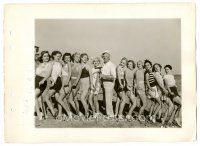 1m796 W.C. FIELDS 8x11 key book still '30 great portrait surrounded by sexy women on beach!