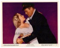 1m108 SEA CHASE color 8x10 still '55 cool romantic image of John Wayne & Lana Turner!