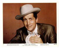 1m115 SOME CAME RUNNING color 8x10 still '59 great close up of Dean Martin holding deck of cards!