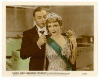 1m127 TOVARICH color 8x10 still '37 great close-up of Claudette Colbert & Charles Boyer!