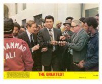 1m075 GREATEST 8x10 mini LC #3 '77 heavyweight boxing champ Muhammad Ali mobbed by the press!