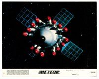 1m095 METEOR 8x10 mini LC #2 '79 cool image of armed satellite, no place on Earth to hide!